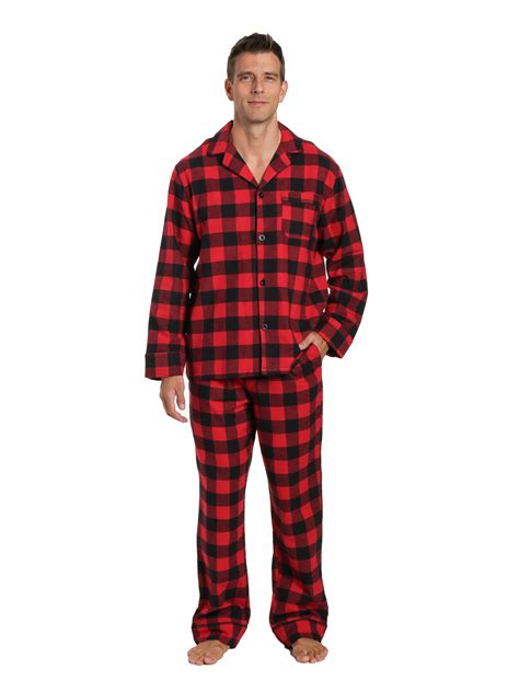 men's heavyweight flannel pajamas.